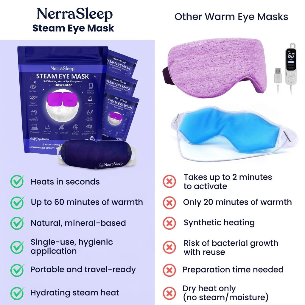 NerraSleep™ Deep Relief Steam Eye Mask