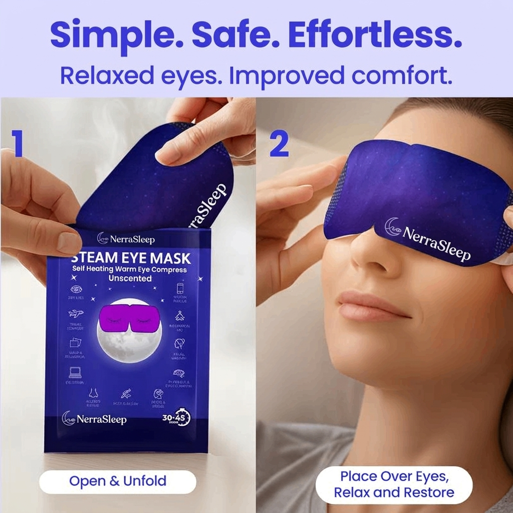 NerraSleep™ Deep Relief Steam Eye Mask